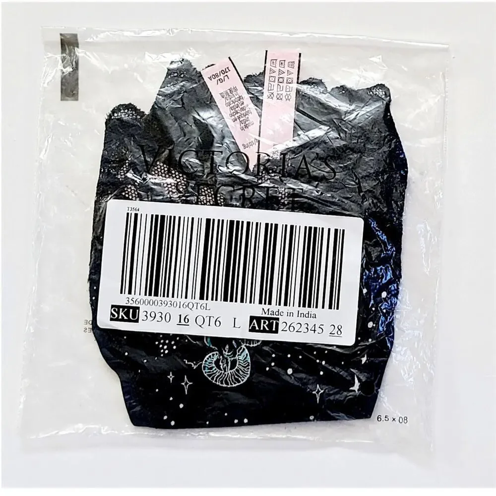 New! Victoria's Secret Women's Stretch Cotton Lace-waist Thong Panties